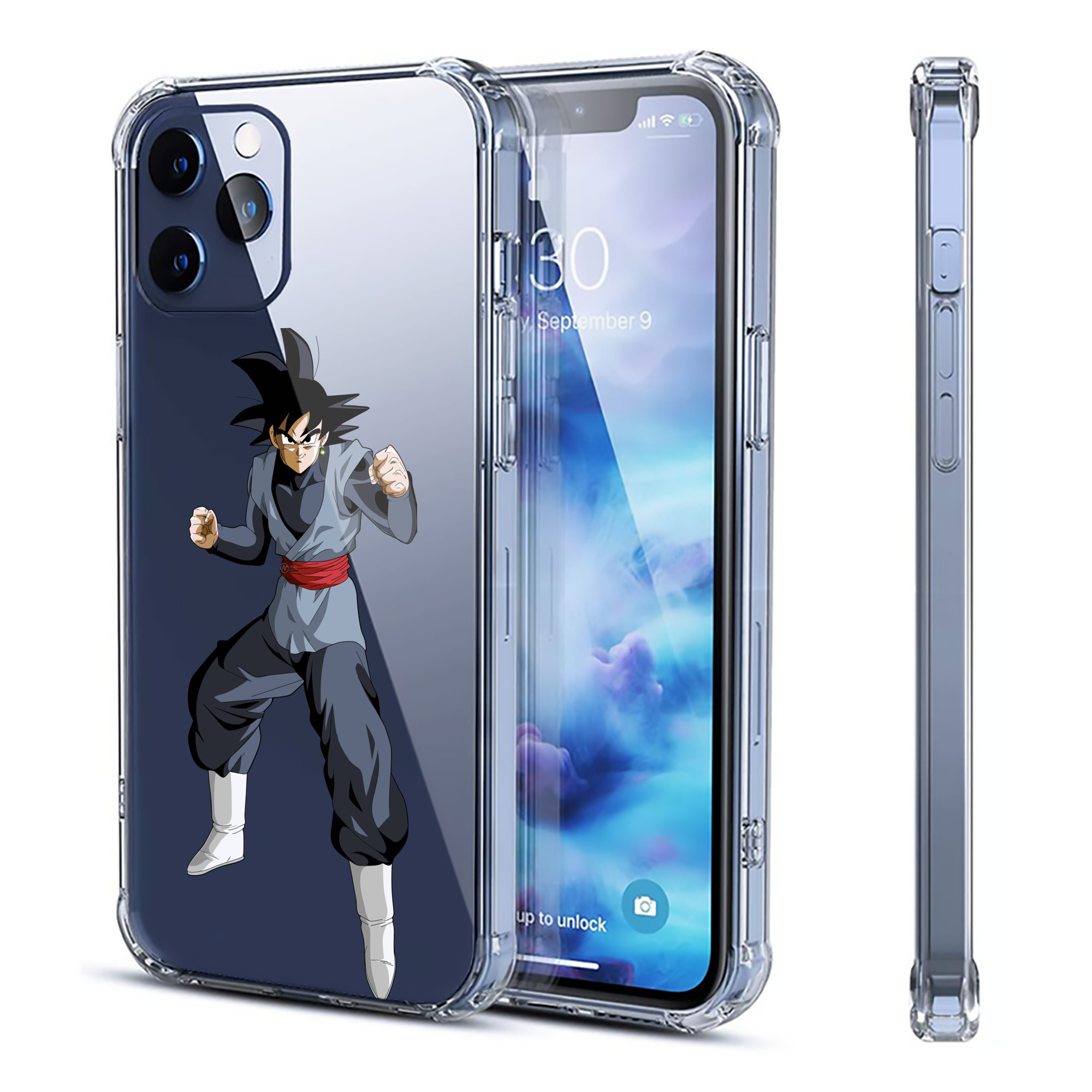 （画像用） ドラゴンボール ベジータ四世（Bejīta Yonsei）DRAGON BALL Vegeta IV 【iPhone 12シリーズ対応】透明スマホケース（クリアソフトケース）